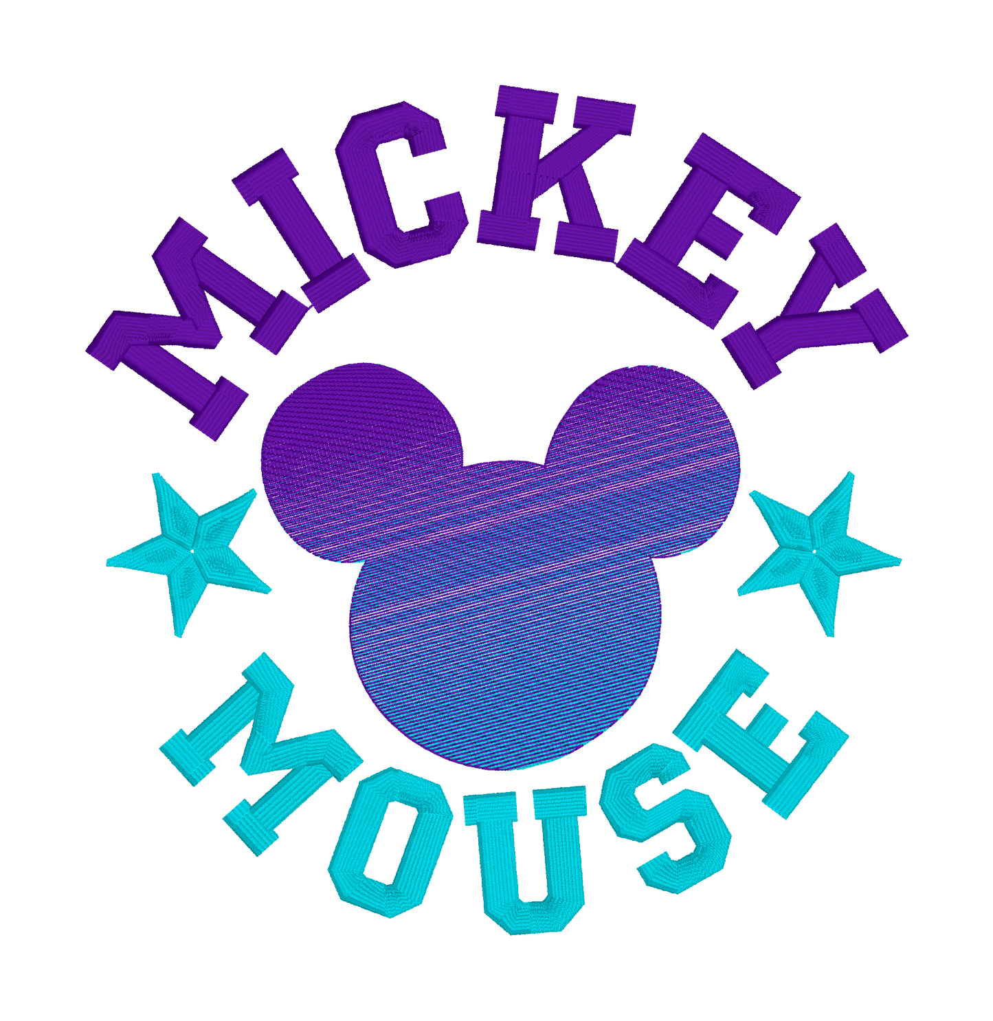 Pastel Magical mice star ombre sweatshirt