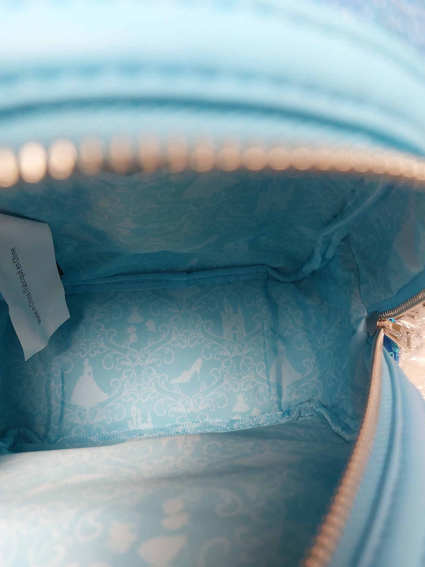 Sequin Cinderella Loungefly Globe Mini backpack