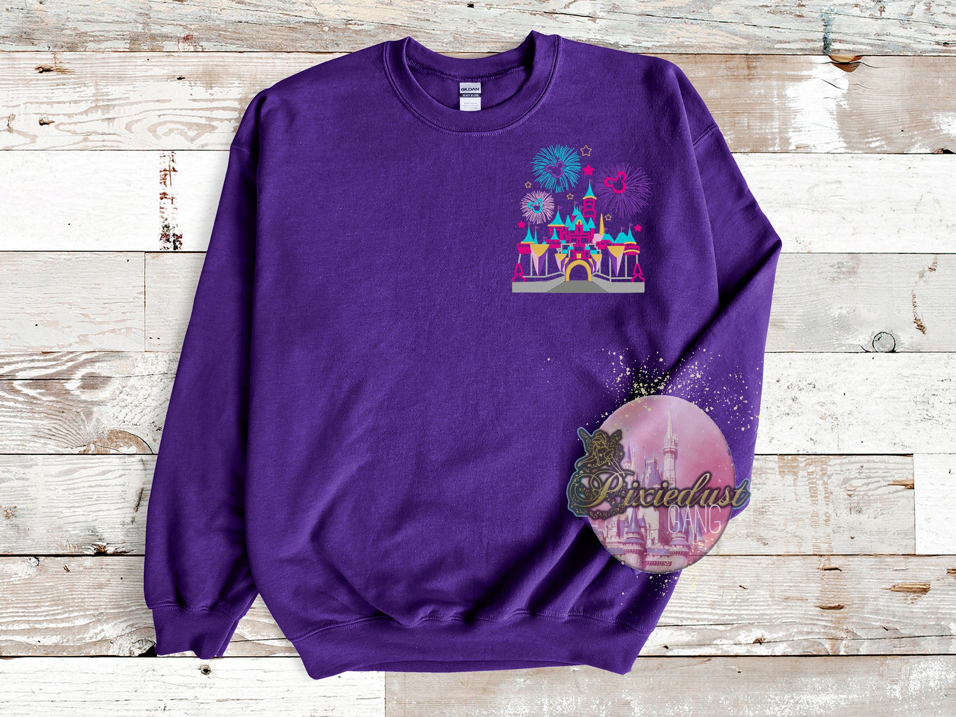 Disneyland Castle sweatshirt pixiedustgang