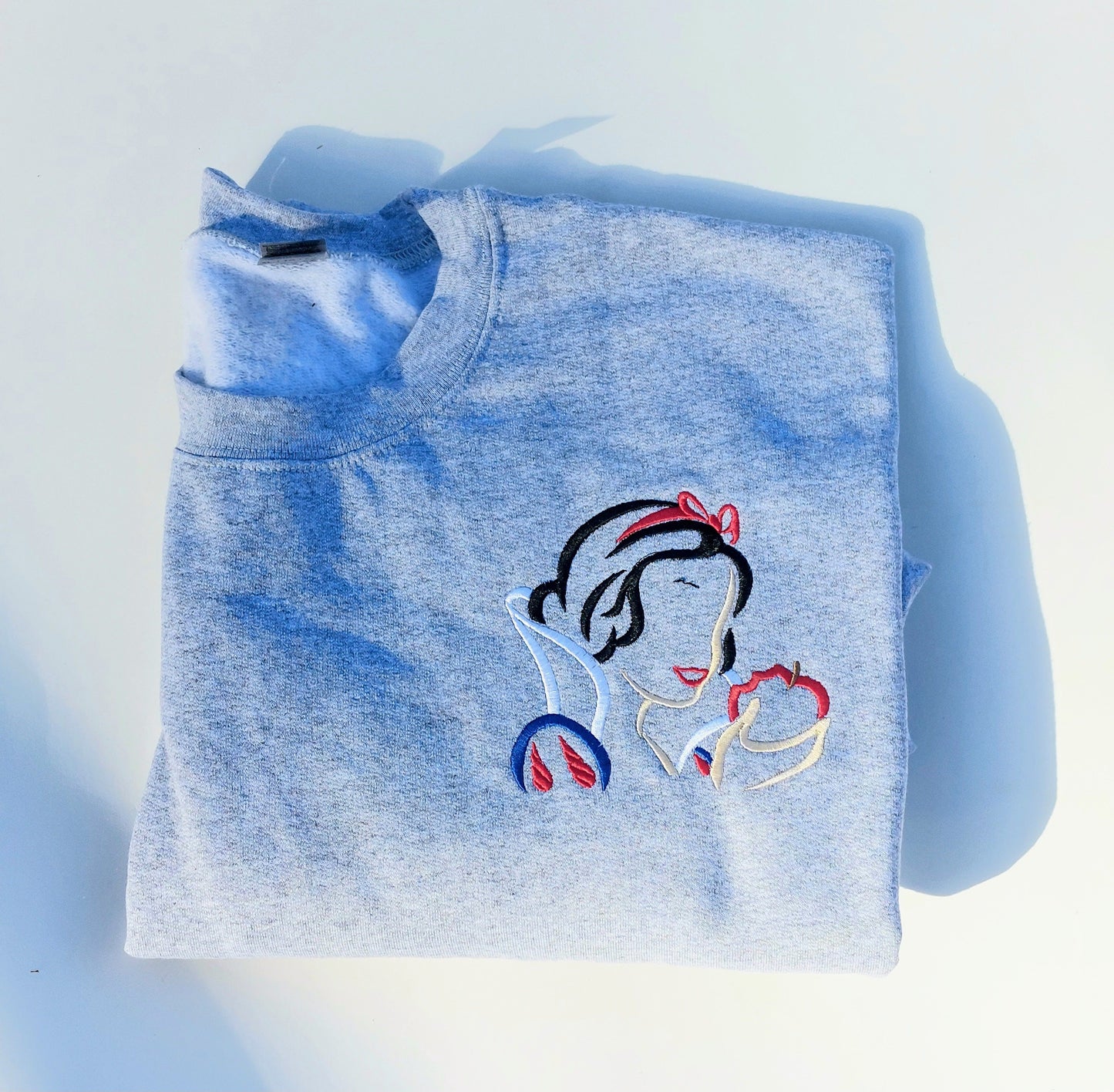 Snow white and the poison apple embroidered sweatshirt