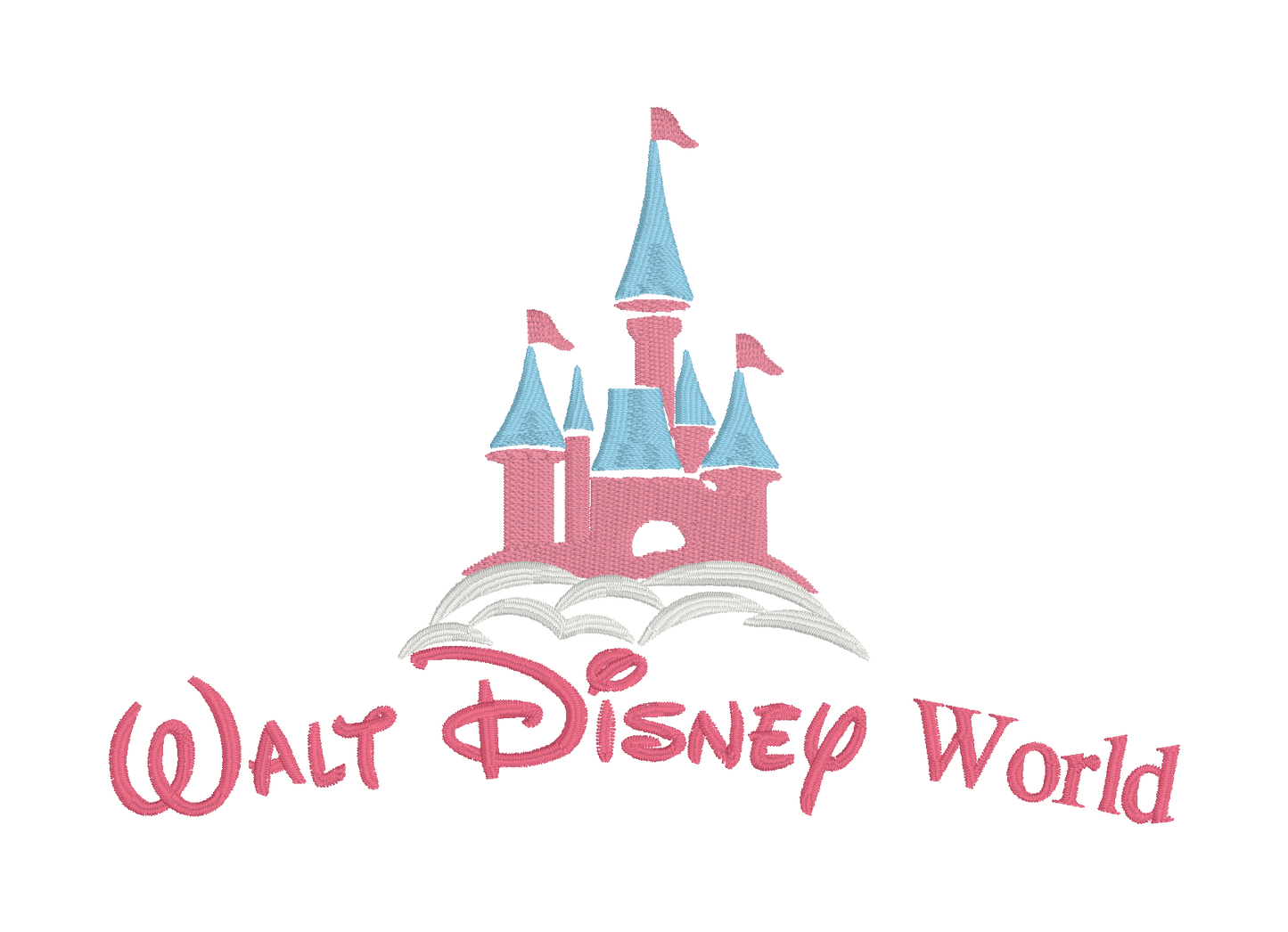 Magical Castle embroidered sweatshirt