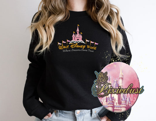 Pink Castle sweatshirt
