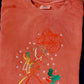Princess Belle Christmas embroidered sweatshirt