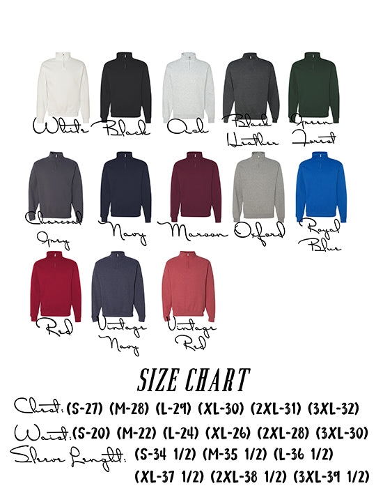 Epcot embroidered Quarter Zip sweatshirt