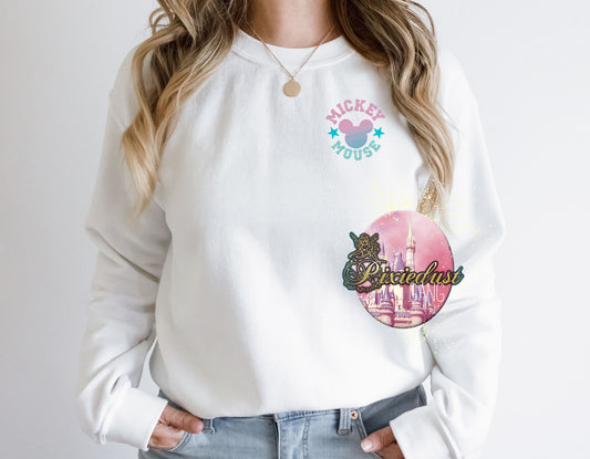 Pastel Magical mice star ombre sweatshirt